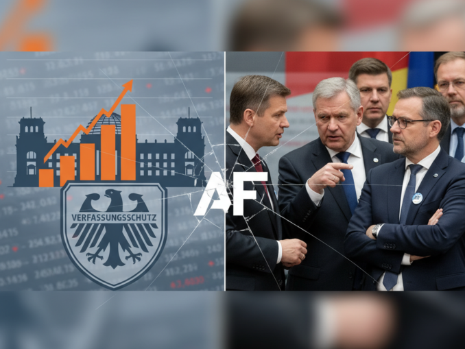 AfD: Umfragewerte, Verfassungsschutzbeobachtung und interne Konflikte