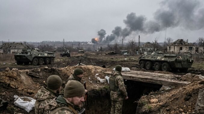 Angespannte Lage an der Front in der Ukraine: Russische Angriffe dauern an