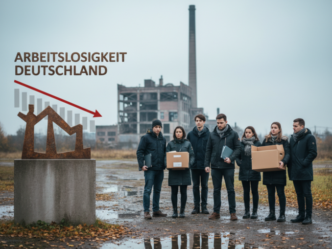 Arbeitslosigkeit in Deutschland stagniert trotz saisonalem Rückgang: Konjunkturschwäche hält an
