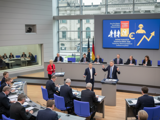 Bundestag und Bundesrat: Debatten über Migration, Wehrdienstreform und Haushaltsbeschluss 2026