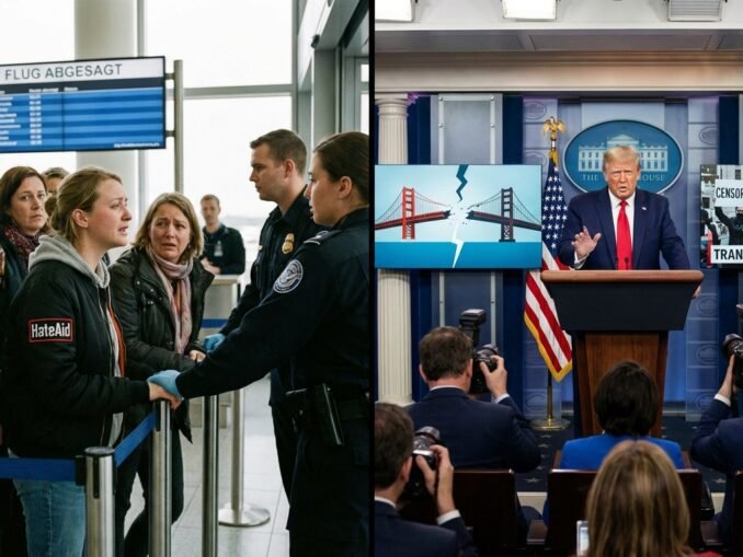 Einreiseverbote gegen deutsche HateAid-Aktivistinnen: Zensurvorwürfe und transatlantische Spannungen unter Trump