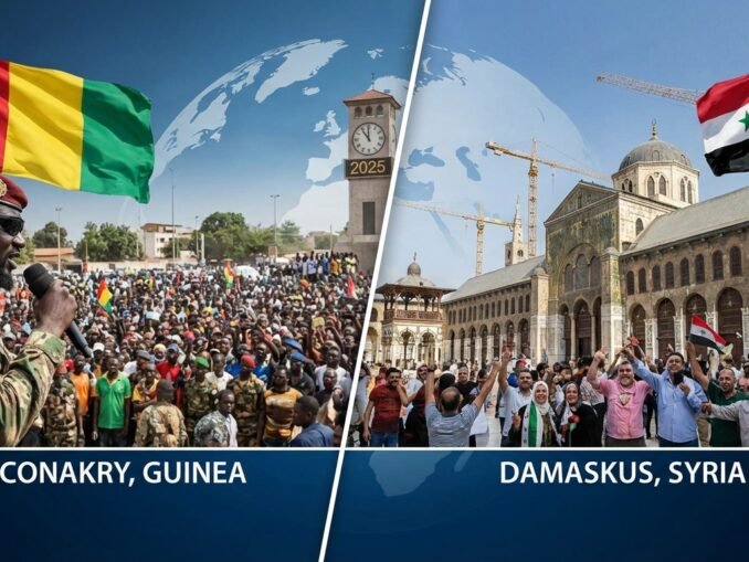 Guinea unter Doumbouya, Syrien nach Assad: Politische Umwälzungen prägen das Jahr 2025