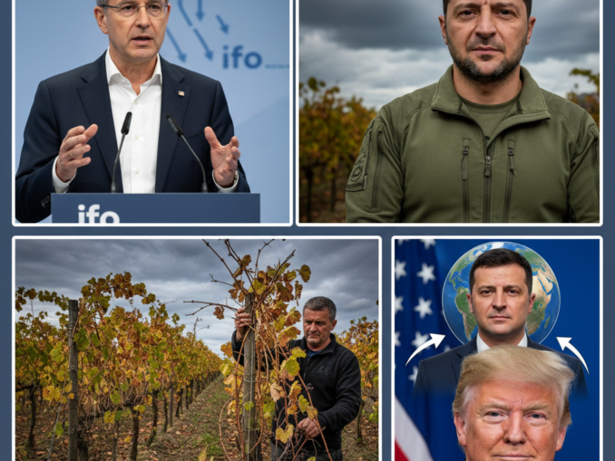Ifo-Präsident kritisiert Merz' Finanzpolitik; Deutsche Weinernte in historischer Krise; Selenskyj plant Treffen mit Trump