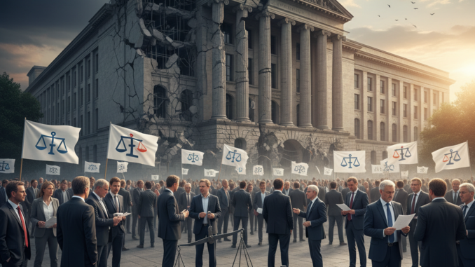 Justizskandale und politische Neuformierungen in Deutschland