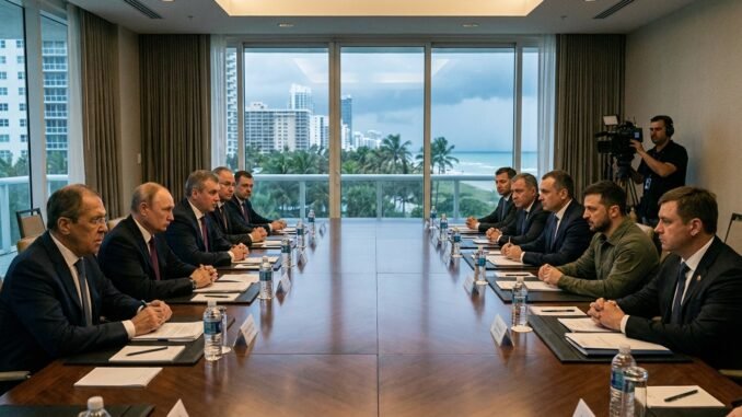 Ukraine-Krieg: Gespräche zwischen Russland und der Ukraine in Miami ohne Durchbruch