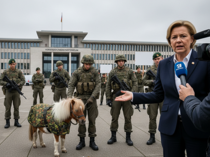 Verteidigungsministerium: Kritik an Pony-Besuch zur Truppenmoralsteigerung