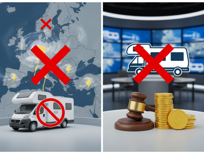 Wetterprognose, Reiseverbote und Bußgeld für Wohnmobilhersteller: Nachrichtenüberblick