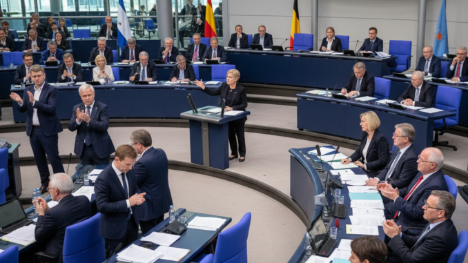 Aktuelle Debatten im Bundestag: Schwerpunkte von CDU/CSU und AfD