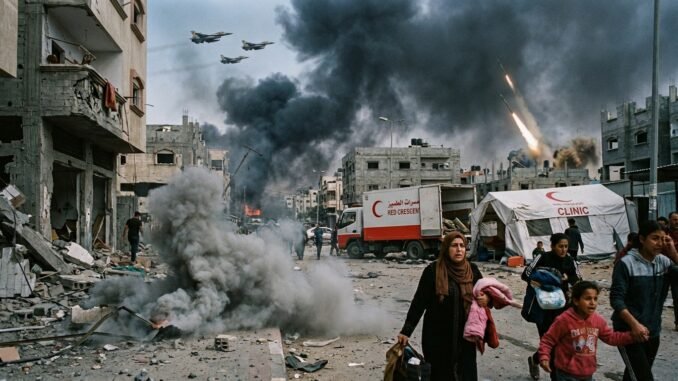 Anhaltende Gewalt zwischen Israel und Hamas gefährdet Waffenruhe und humanitäre Lage in Gaza