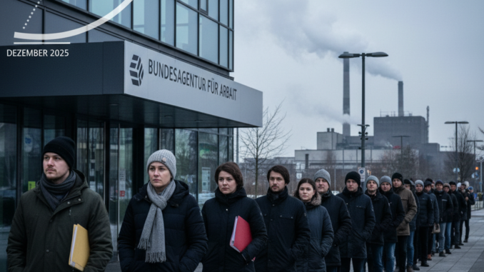 Arbeitslosigkeit in Deutschland steigt im Dezember 2025 – Hoffnung auf Erholung ab 2026