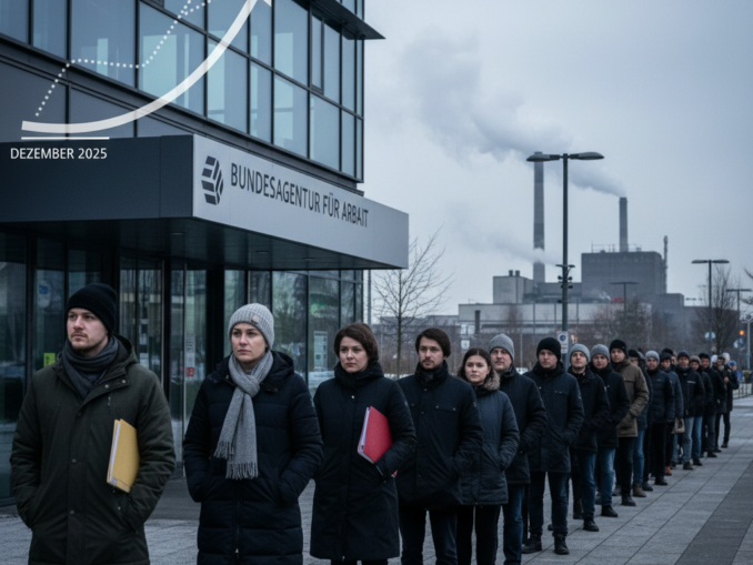 Arbeitslosigkeit in Deutschland steigt im Dezember 2025 – Hoffnung auf Erholung ab 2026