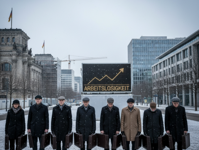Arbeitslosigkeit in Deutschland steigt trotz Wirtschaftserholung im Dezember 2025