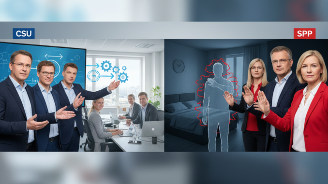 Arbeitszeitflexibilisierung: CSU drängt auf Reformen, SPD warnt vor Gesundheitsschäden