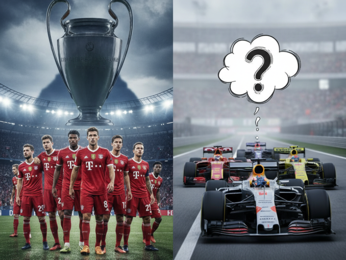 Bayern unter Druck in der Champions League, Verstappen-Herausforderer in der Formel 1 gesucht