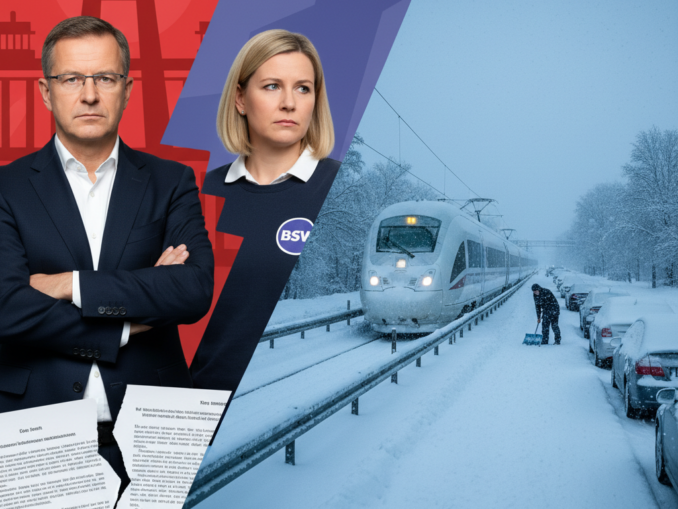 Brandenburg: Koalitionsbruch zwischen SPD und BSW, Schneechaos in Norddeutschland