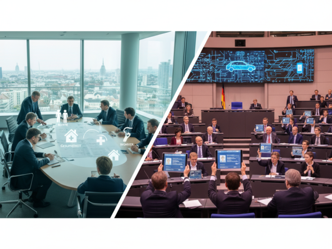 Bundesrat plant Initiativen zu Rente, Gesundheit und Wohnen; Bundestag berät über digitale Führerscheine