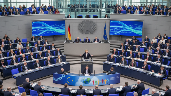 Bundestag debattiert EU-Vorgaben, Lieferkettengesetz und internationale Ordnung