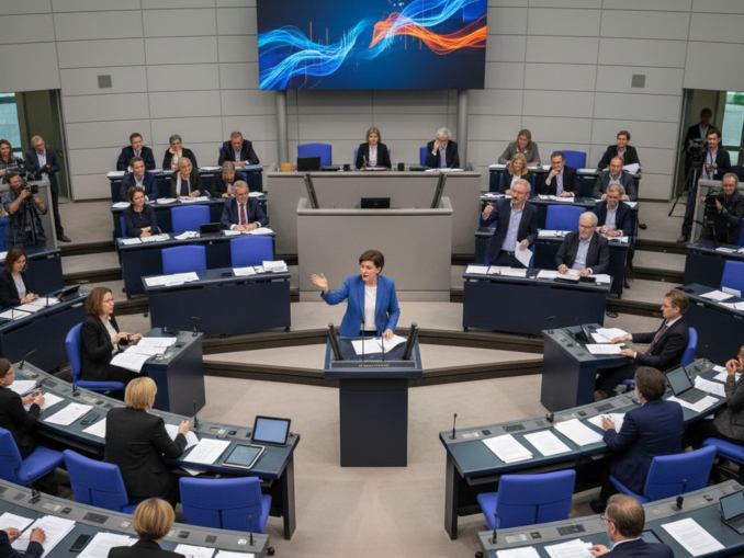 Debatte im Bundestag: Unterschiedliche Konzepte zur sozialen Gerechtigkeit und Umverteilung