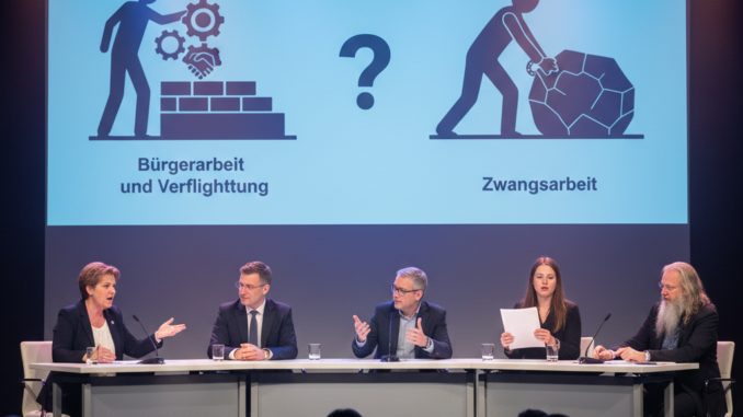Debatte um Bürgerarbeit: Verpflichtung für Bürgergeldempfänger oder Zwangsarbeit?