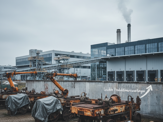 Deutsche Industrie stagniert trotz leichter Produktionserwartungen