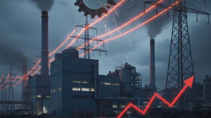Deutsche Industrie unter Druck: Energiepreise gefährden Wettbewerbsfähigkeit