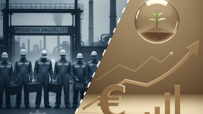 Deutsche Wirtschaft: Industrieller Stellenabbau trotz leichter Wachstumsprognose