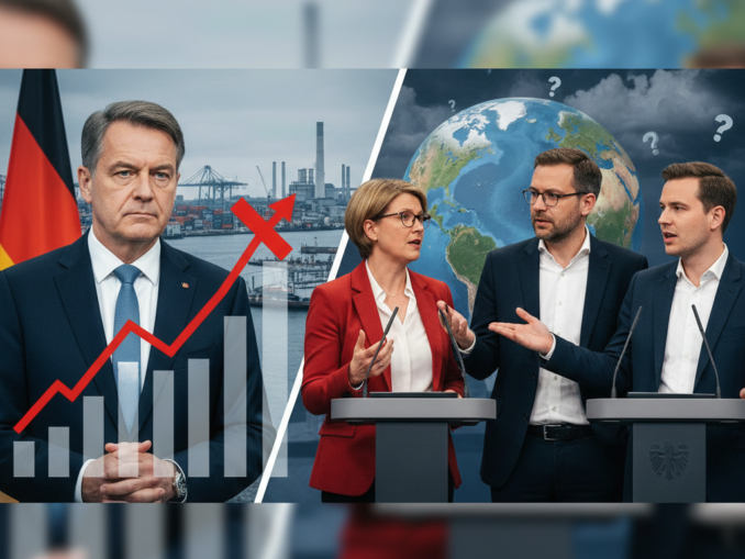 Deutsche Wirtschaft widersteht globalen Unsicherheiten: Herausforderungen für Kanzler Merz und Kritik der Opposition