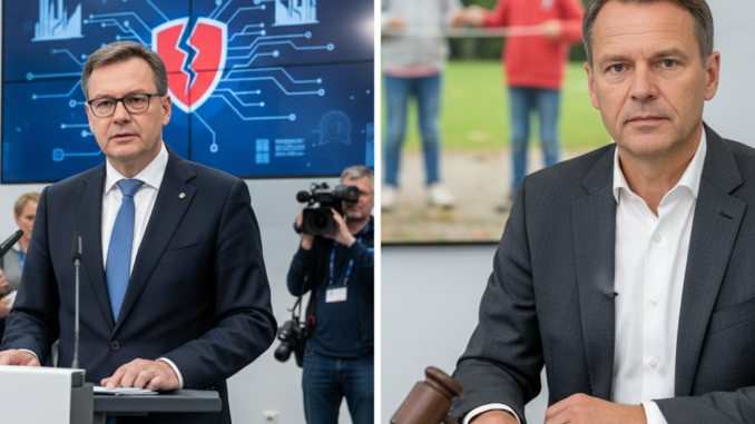 Dobrindt warnt vor Angriffen auf kritische Infrastruktur; Wüst fordert schärfere Gesetze gegen Kindesmissbrauch