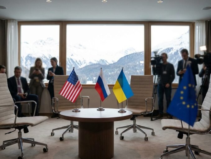 Dreiergespräch zwischen USA, Russland und Ukraine in Davos geplant – EU-Beteiligung fraglich
