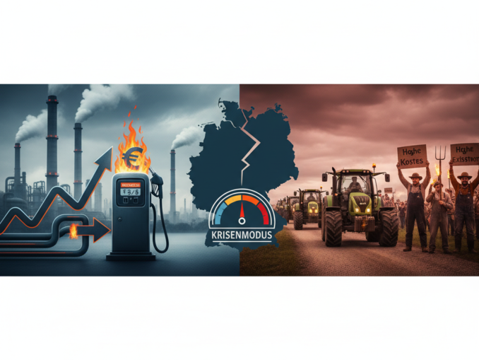 Energiekrise und Bauernproteste: Deutschland im Spannungsfeld steigender Preise und Unzufriedenheit