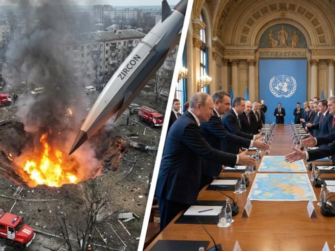 Eskalation in der Ukraine durch Zirkon-Raketen und neue Friedensgespräche