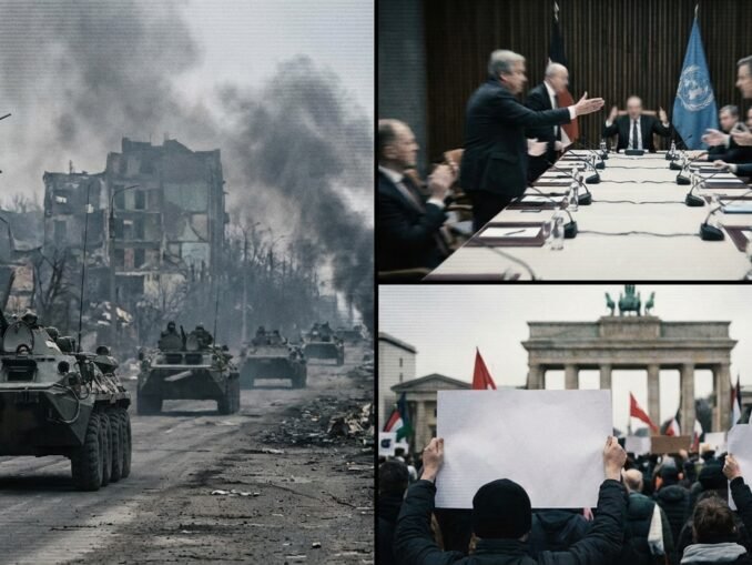 Eskalation in der Ukraine: Militärische Operationen, Vorwürfe und Kritik an Friedensbemühungen