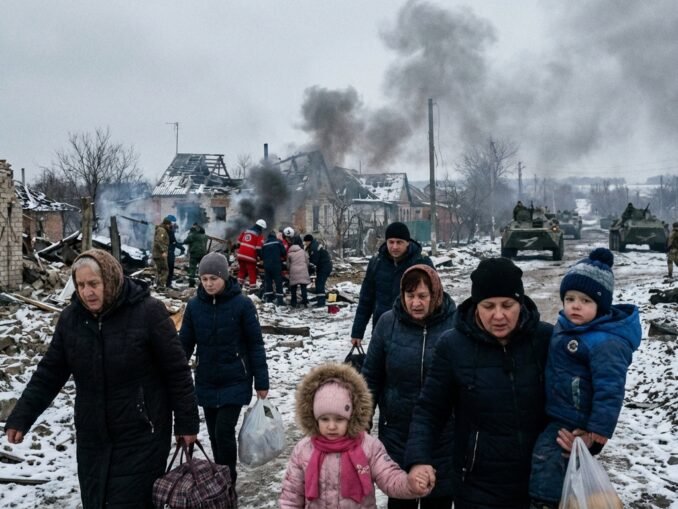 Eskalation in der Ukraine: Russland erobert Gebiete, zivile Opfer durch Angriffe