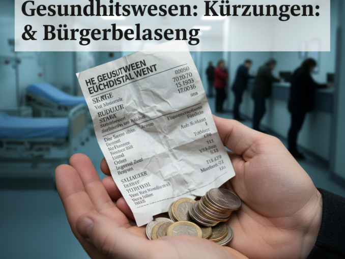 Geplante Einschnitte im Gesundheitswesen: Bürger sollen stärker belastet werden