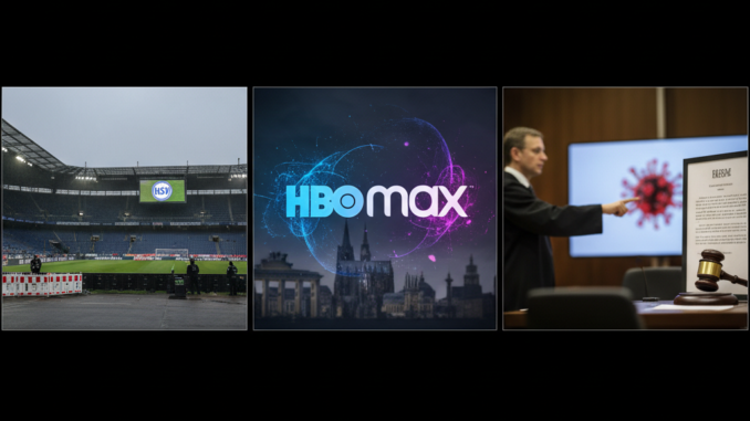 HSV-Spiel wegen Sicherheitsbedenken abgesagt; HBO Max startet in Deutschland; US-Kritik an Corona-Verfahren