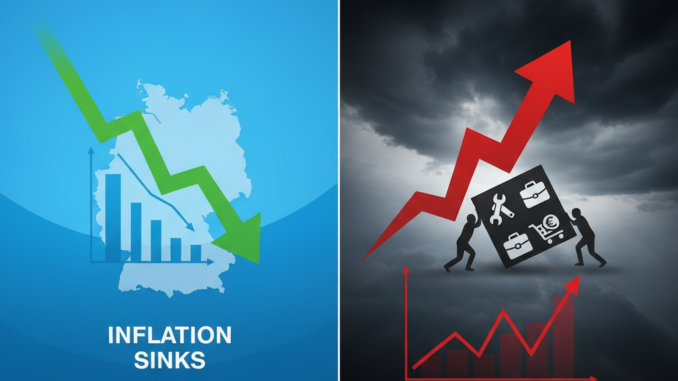 Inflation sinkt in Deutschland, Dienstleistungspreise belasten weiterhin
