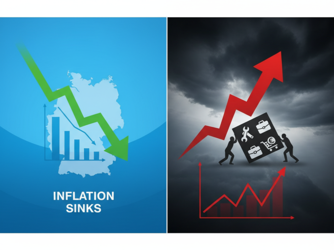 Inflation sinkt in Deutschland, Dienstleistungspreise belasten weiterhin