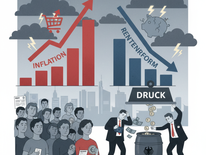 Inflation und Rentenreform belasten Deutschland: EZB und Bundesregierung unter Druck
