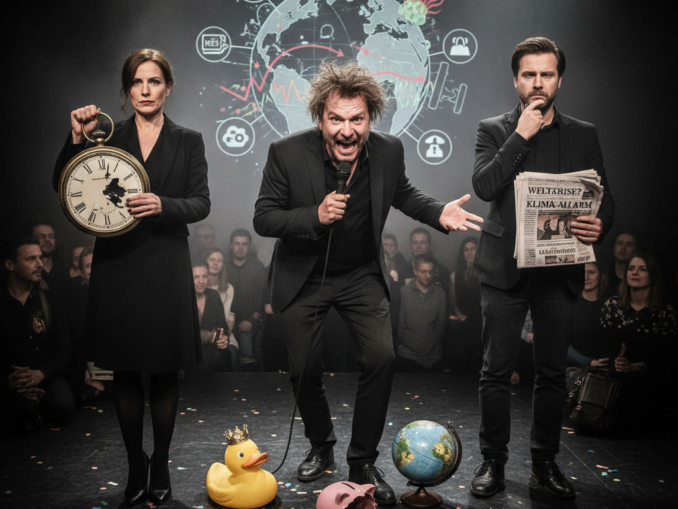 Kabarett im Krisenmodus: Deutsche Satiriker zwischen Spott und Ernst angesichts globaler Herausforderungen