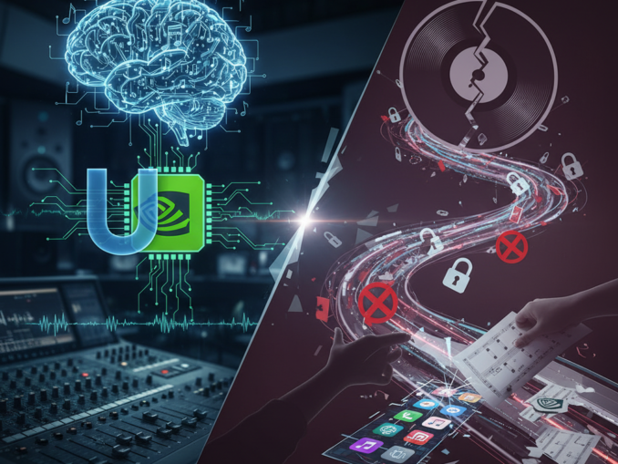 KI in der Musikindustrie: Universal Music Group kooperiert mit NVIDIA, Streaming-Plattformen kämpfen mit Urheberrechtsverletzungen