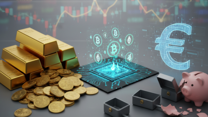 Kryptowährungen, Gold und Digitaler Euro: Inflationsschutz oder Spekulation in Zeiten wirtschaftlicher Unsicherheit?