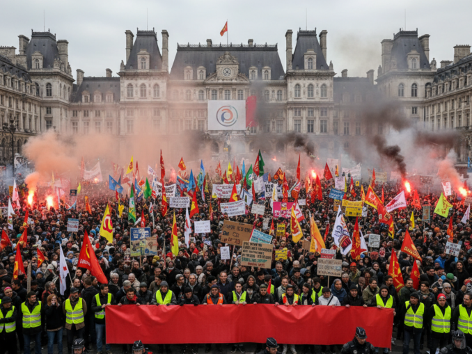 Landesweite Streiks in Frankreich gegen Sozialpolitik und Budgetkürzungen