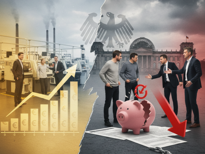 Leichte Wirtschaftserholung in Deutschland überschattet Streit um Bürgergeldreform