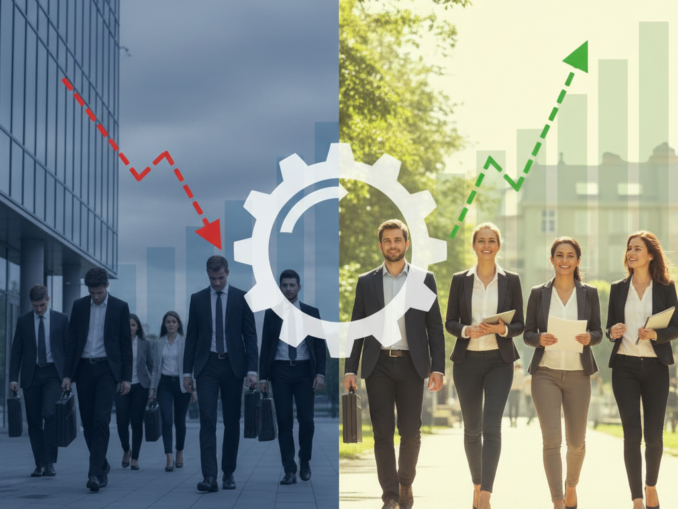 Leichter Rückgang der Erwerbstätigkeit in Deutschland im Jahr 2025 trotz sinkender Arbeitslosigkeit