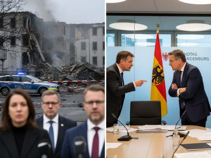 Linksterrorismus-Debatte nach Anschlag in Berlin; Koalitionskrise in Brandenburg