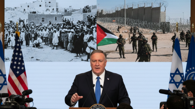 Mike Pompeo kritisiert: Geschichtsrevisionismus im Israel-Palästina-Konflikt?