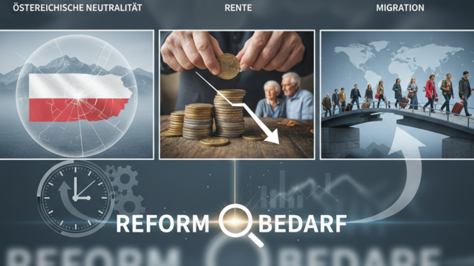 Österreichische Neutralität, Rente und Migration im Vergleich: Reformbedarf im Blickfeld
