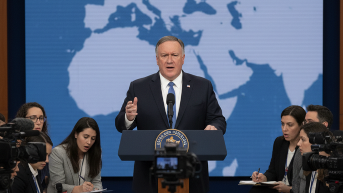 Pompeo kritisiert Geschichtsschreibung zum Gaza-Konflikt und impliziert Einflussnahme