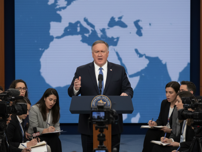 Pompeo kritisiert Geschichtsschreibung zum Gaza-Konflikt und impliziert Einflussnahme