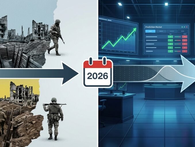Prognosemärkte sehen Fortsetzung des Ukraine-Kriegs bis 2026 wahrscheinlich